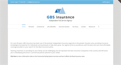 Desktop Screenshot of gbsinsurance.com