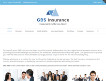 Tablet Screenshot of gbsinsurance.com
